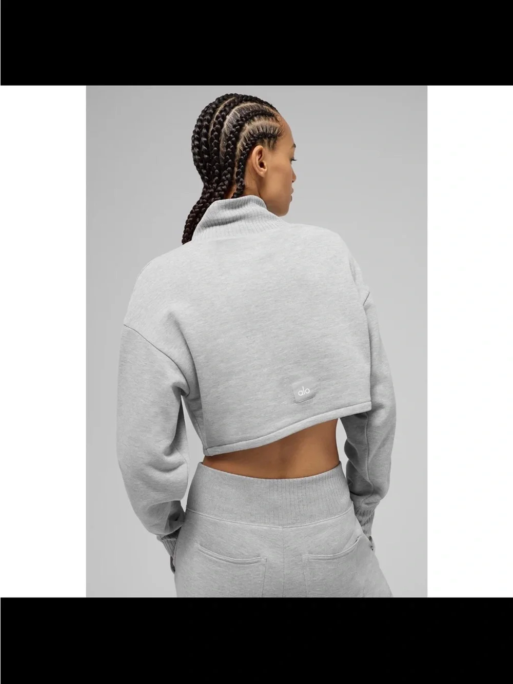 ALO Yoga serenity Heather gray flare Pants